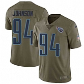 Nike Titans 94 Austin Johnson Olive Salute To Service Limited Jersey Dzhi,baseball caps,new era cap wholesale,wholesale hats